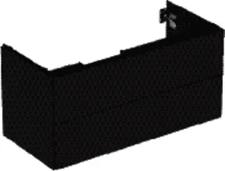 Geberit ONE Unterschrank für WT/-Platte 2 Schubl., 103,6x50,4x47cm, lava matt