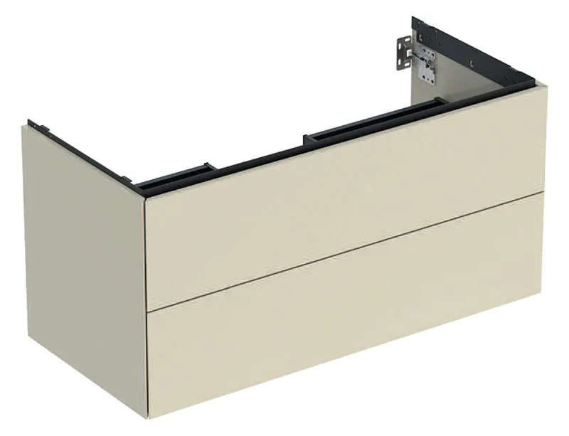 Geberit ONE Unterschrank für WT/-Platte 2 Schubl., 103,6x50,4x47cm,sandgrau hgl.