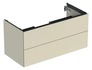 Geberit ONE Unterschrank für WT/-Platte 2 Schubl., 103,6x50,4x47cm,sandgrau hgl.