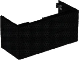 Geberit ONE Unterschrank für WT/-Platte 2 Schubl., 103,6x50,4x47cm, schwarz matt