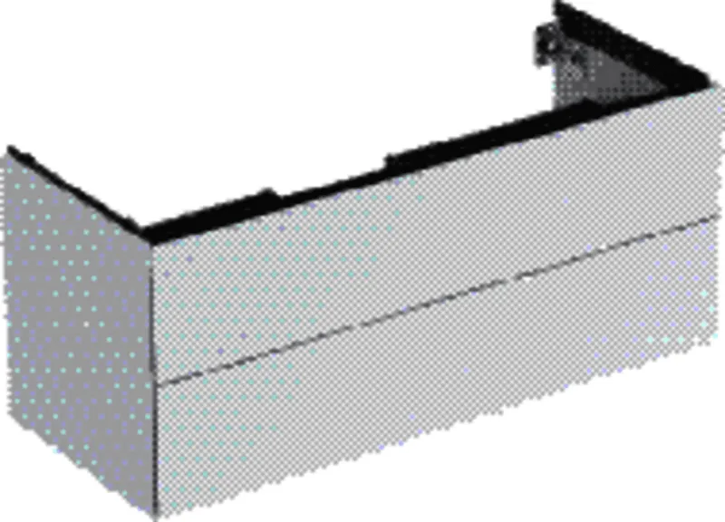 Geberit ONE Unterschrank für WT/-Platte 2 Schubl., 118,4x50,4x47cm, weiß matt