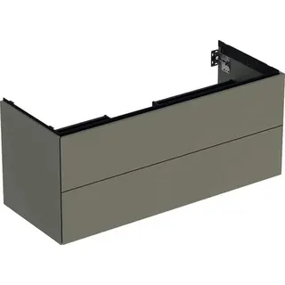 GE ONE Unterschrank für WT/-Platte 2 Schubl., 118,4x50,4x47cm, greige matt