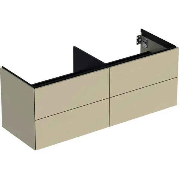 Geberit ONE Unterschrank für WT/-Platte 4 Schubl., 133,2x50,4x47cm,sandgrau hgl.
