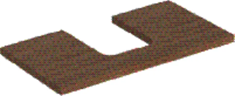 Geberit ONE Waschtisch-Pl. Aus mi. f. AWT Schalenform 75x3x47cm, Eiche