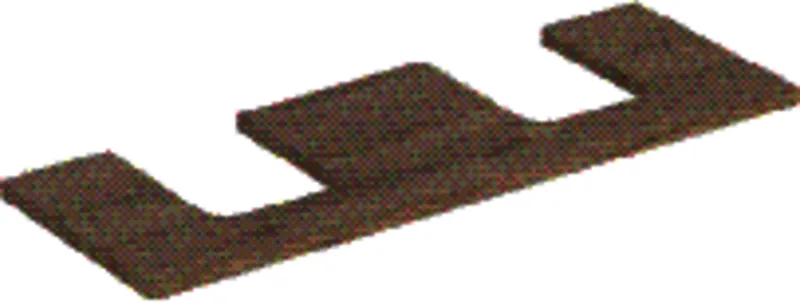 Geberit ONE Waschtisch-Pl. Aus re/li f. AWT Schalenf. 135x3x47cm, Nussbaum hickory