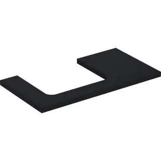Geberit ONE Waschtisch-Platte, Ausschnitt links, für AWT 90x3x47cm, lava matt