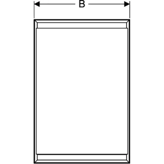 Geberit ONE SPS m. Comf.Light, 1 Tür, UP-Mont A:li, 60x90x15cm, schwarz matt/alu. plvb – Bild 5