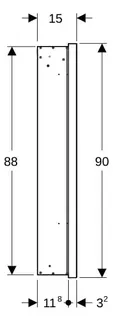 Geberit ONE Spiegelschrank mit ComfortLight 1 Tür rechts, UP-Mont., 60x90x15cm, weiß – Bild 5