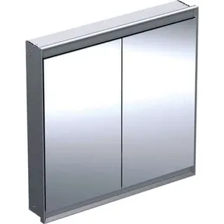 Geberit ONE Spiegelschrank mit ComfortLight 2 Türen, UP-Mont., 90x90x15cm, alu.