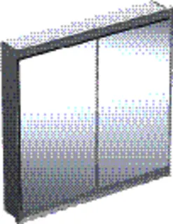Geberit ONE Spiegelschrank mit ComfortLight 2 Türen, UP-Mont., 90x90x15cm, alu. – Bild 2