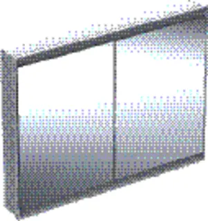 Geberit ONE Spiegelschrank mit ComfortLight 2 Türen, UP-Mont., 120x90x15cm, weiß