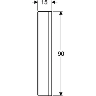 Geberit ONE Spiegelschrank mit ComfortLight 2 Türen, AP-Mont., 120x90x15cm, weiß – Bild 5