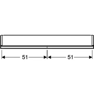 Geberit ONE Spiegelschrank mit ComfortLight 2 Türen, AP-Mont., 105x90x15cm, weiß – Bild 4