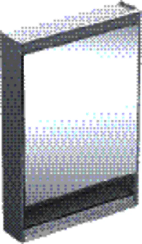 Geberit ONE Spiegelschrank mit Ni/Comf.Light 1 Tür links, AP-Mont., 60x90x15cm, alu.