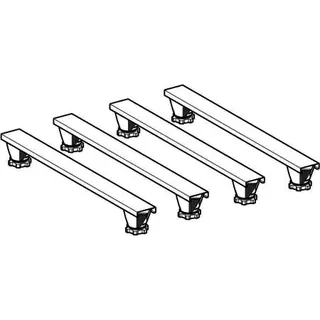 Geberit Set Füße und 4 Traversen 800mm H:9-21cm, für Duschwanne aus Steinharz – Bild 3