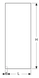 Geberit ONE Walk-in-Duschwand 149x200cm – Bild 4
