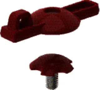 GE Abdeckschraube Mischergriff Bambini WT-Armatur Einhebelmischer, rot