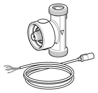 Geberit Temperatur- und Volumenstromsensor für Gebäudeleittechnik DNV=10, Rg G3/4 – Bild 3