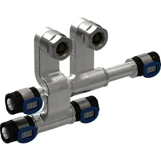 Geberit FlowFit Set Anschluss-T-Stück für Vorl./Rückl. SiBr d16-15-16 – Bild 2