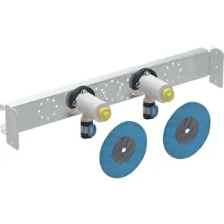 GE FlowFit Anschlusswinkel 90Gr vormontiert 2-fach Rg+ d16-Rp1/2 L:78mm