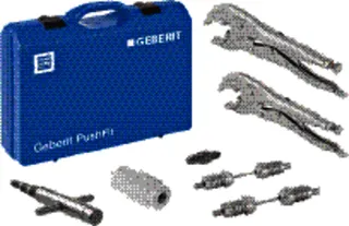 Geberit PushFit Set Montagewerkzeug zum Rohraustausch in Koffer d14/16/20/25