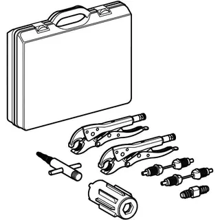 Geberit PushFit Set Montagewerkzeug zum Rohraustausch in Koffer d14/16/20/25 – Bild 3
