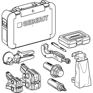 Geberit FlowFit Koffer bestückt mit Werkzeugen, d16-75, Komp. 2 – Bild 3