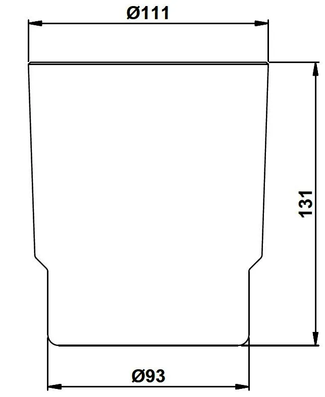 Giese WC Bürstenglas passend zu 21730