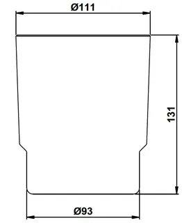 Giese WC Bürstenglas passend zu 21730