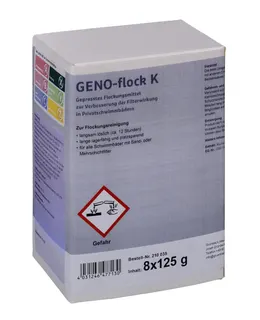 Grünbeck GENO-flock K, 1 Karton= 8 Kartuschen x 125 g