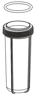 Grünbeck Filterglocke schwarz zu Feinfilter 3/4"-1 1/4 (Umkehrosmo