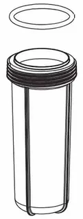 Grünbeck Filterglocke schwarz zu Feinfilter 3/4"-1 1/4 (Umkehrosmo – Bild 2