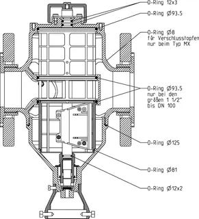 Grünbeck Dichtungssatz MX/MXA ,MR/MRA DN 25- 100