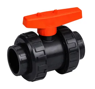 Grünbeck Kugelhahn S6 DN 40 mit Klebemuffen, PVC