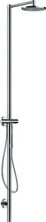 Hansgrohe Duschsäule Axor Starck mit Thermostat und Kopfbrause 240 1jet chrom