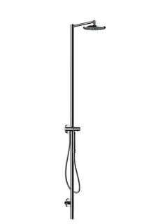 Hansgrohe Duschsäule Axor Starck mit Thermostat und Kopfbrause 240 1jet chrom – Bild 2