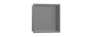 Hansgrohe Wandnische XtraStoris Original m.Rahmen 300x300x70mm Betongrau – Bild 2