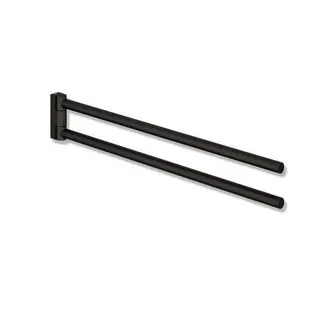 HEWI Handtuchhalter Sys 162, L:446mm, Arme schwenkbar dgrau tiefmatt – Bild 2