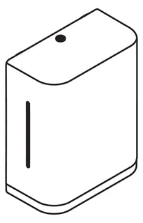 HEWI Papierhandtuchspender Korpus Fb 98, Rahmen lichtgrau – Bild 5