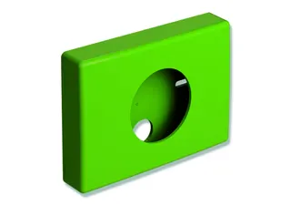 HEWI Hygienebeutelspender, B:143mm, H:103mm, T:27mm apfelgrün