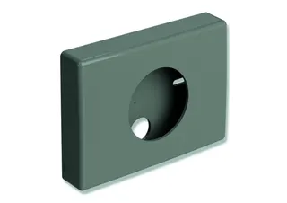 HEWI Hygienebeutelspender, B:143mm, H:103mm, T:27mm felsgrau