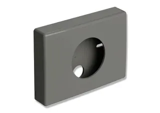 HEWI Hygienebeutelspender, B:143mm, H:103mm, T:27mm felsgrau – Bild 2