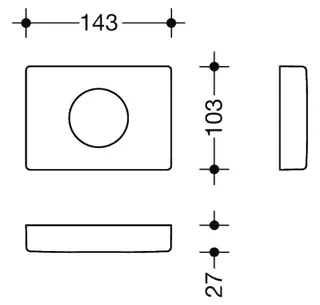 HEWI Hygienebeutelspender, B:143mm, H:103mm, T:27mm felsgrau – Bild 5