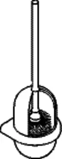 HEWI WC-Bürstengarnitur Ser 477, Fb. 74/72/36 – Bild 4