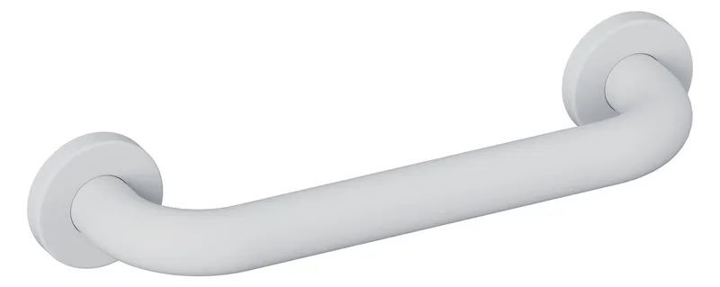 HEWI Griff/Handtuchhalter Ser 477,matt, d:33, AM:300, m. Ros. signalweiß