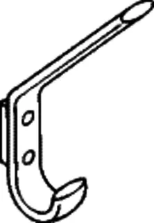HEWI Garderobenhaken Ser 477, H:165mm signalweiß – Bild 4