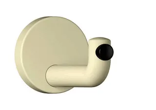 HEWI Wandhaken Ser 477, matt, d:70mm, Türpuffer schwarz reinweiß – Bild 2
