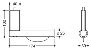 HEWI Aufrüstsatz PRH, Sys 900, d:32mm, chrom – Bild 5