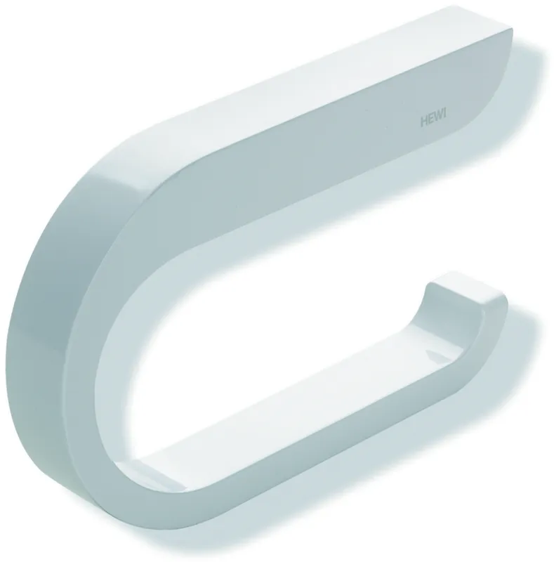 HEWI WC-Papierhalter Sys 800 K, Kst., klappbar, B:140mm, H:90mm reinweiß