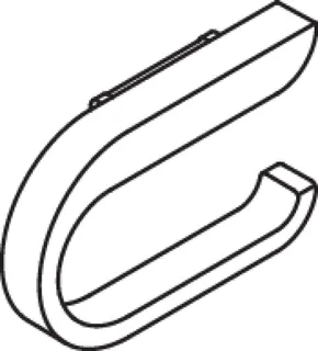 HEWI WC-Papierhalter Sys 800 K, Kst., klappbar, B:140mm, H:90mm reinweiß – Bild 5